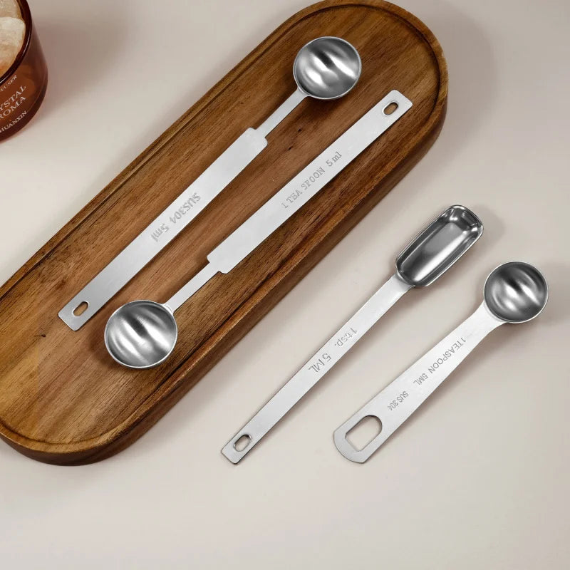 Stainless Steel Graduated Measuring Spoon – 5ml Coffee Scoop Measuring Spoon Axl