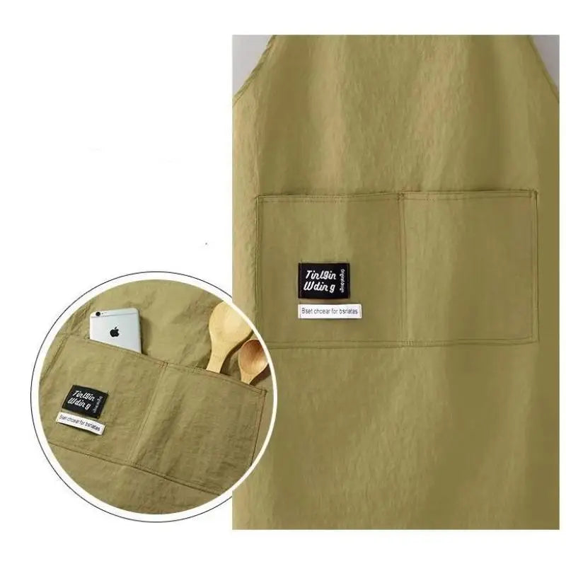 Breathable Waterproof Kitchen Apron – Anti-Fouling Work Apron Kitchen Apron Axl