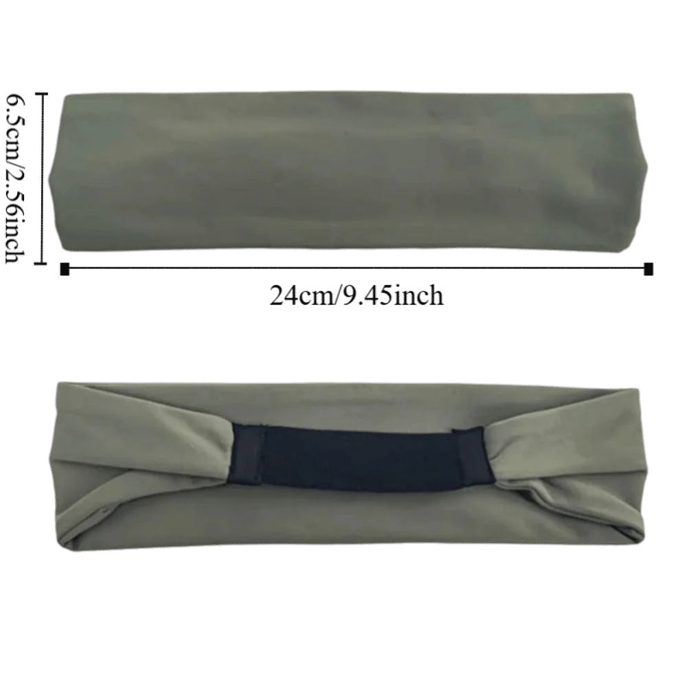 Women's Quick-Dry Moisture-Wicking Workout Headband Stretchy Sports Headband Axl