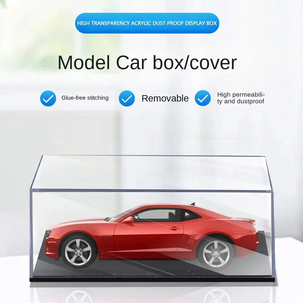 1/64 Diecast Model Car Display Box – Clear Acrylic Dust Cover Model Car Display Case Axl