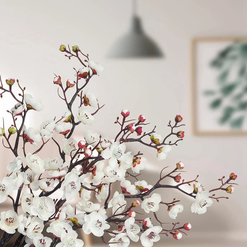 Artificial Silk Plum Blossom Branch | Spring Home & Wedding Decor Artificial Flower Branch Axl