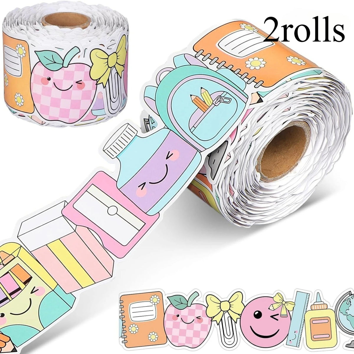 Self-Adhesive Bulletin Board Border Roll – Pink Stationery 10m/20m Bulletin Board Border Axl Stationery-2rolls