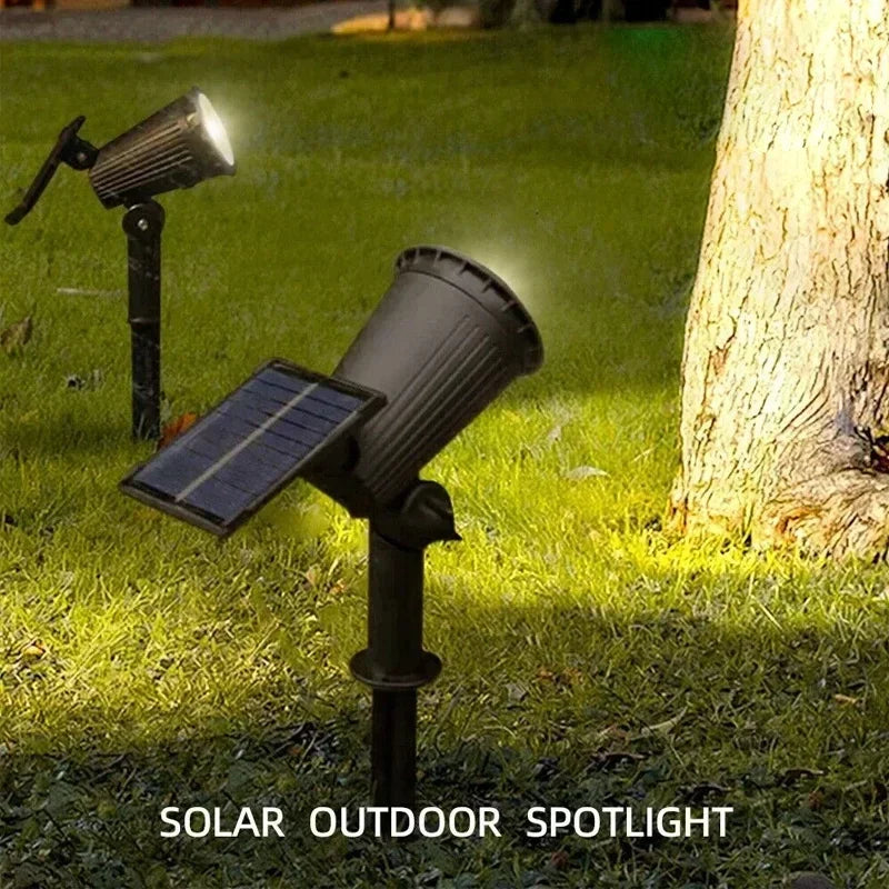 9 LED Solar Spotlight IP65 Waterproof Outdoor Garden Pathway Lamp Solar Garden Spotlight Axl