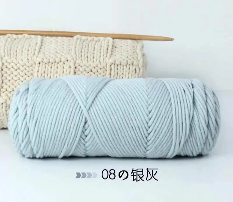 8-Ply Milk Cotton Blended Yarn – Knitting & Embroidery Thread Knitting Yarn Axl 8