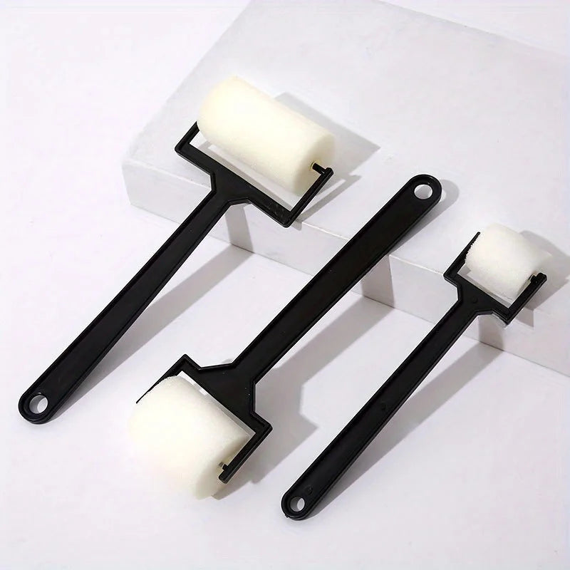 3-Piece Sponge Stamp Roller Brush Set for Art & Craft Painting Sponge Brush Set Axl
