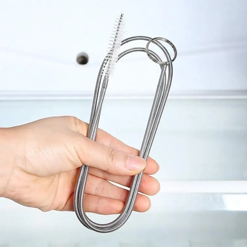 5-Piece Fridge Drain Cleaning Kit – Brush, Syringe & Hose Drain Cleaning Kit Axl