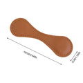 PU Leather Magnetic Sleeve Clips – 2-Pack Shirt Cuff Holders Sleeve Clips Axl Brown