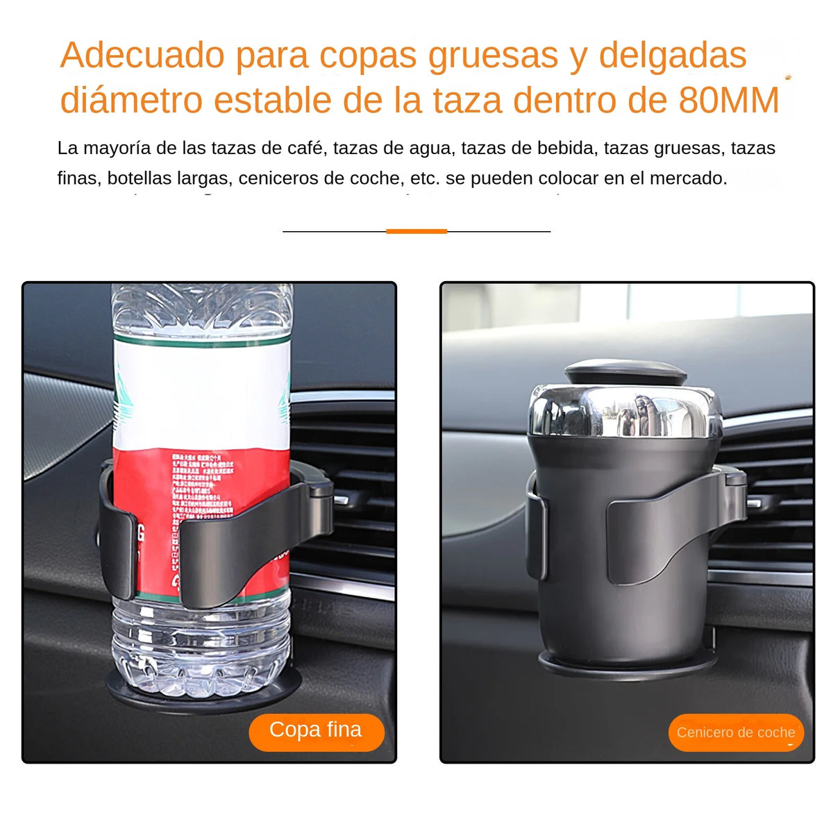 Car Air Vent Cup Holder – Universal Drink & Bottle Rack Car Cup Holder Axl