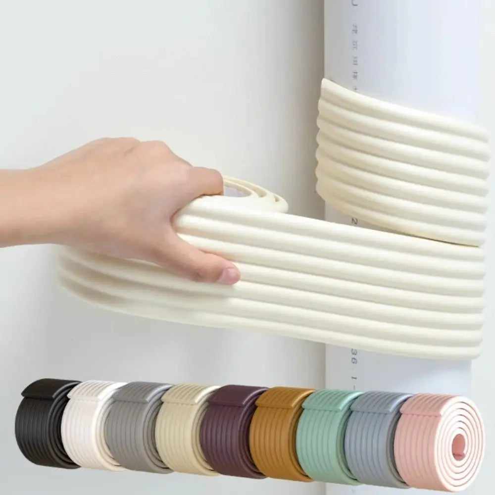 Self-Adhesive Pipe Cover Strip – Waterproof & Soundproof PVC Pipe Sealing Strip Axl