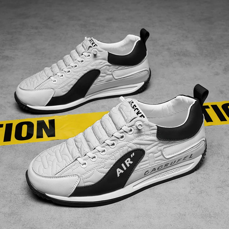 Men's Thick Sole Vulcanized Sneakers – Breathable Casual Shoes Casual Sneakers Axl