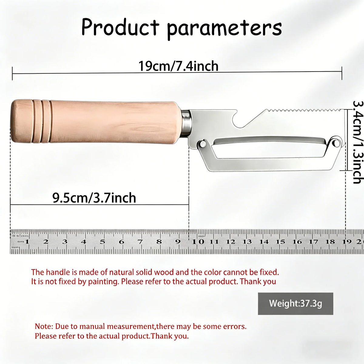 Stainless Steel Vegetable Peeler & Grater – Wood Handle Vegetable Peeler Axl