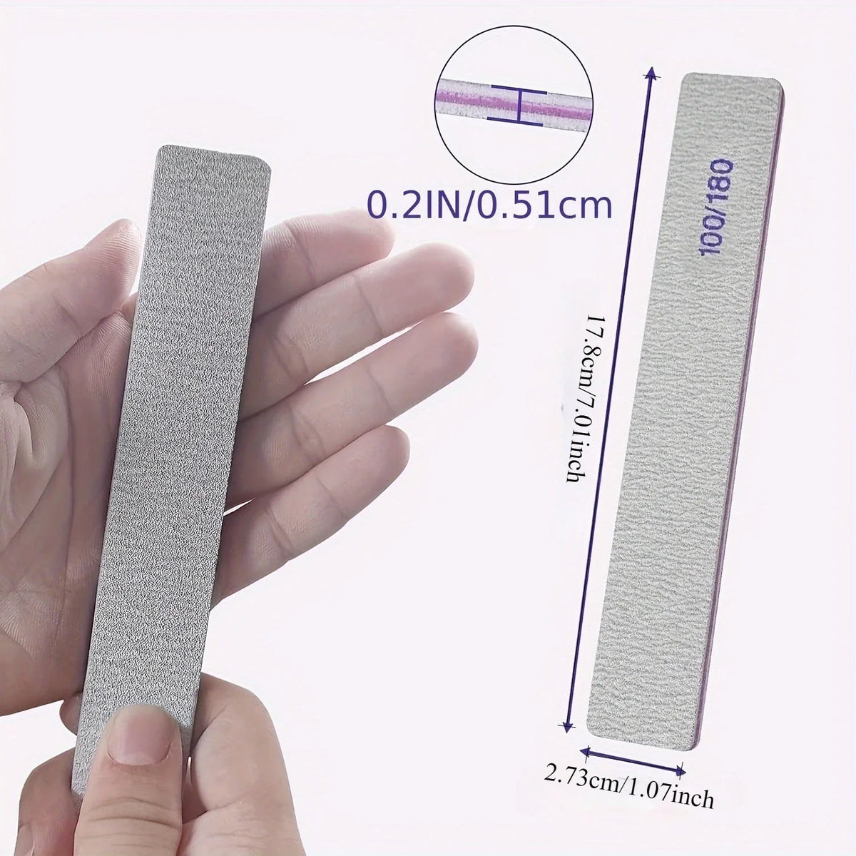 Thickened Reusable Nail File & Scraper – Manicure Pedicure Tool Nail File & Scraper Axl