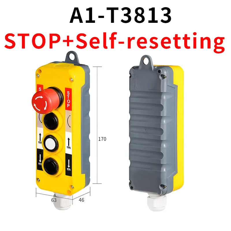 IP65 Waterproof Push Button Switch – Crane & Tail Lift Control Push Button Switch Axl A1-T3813