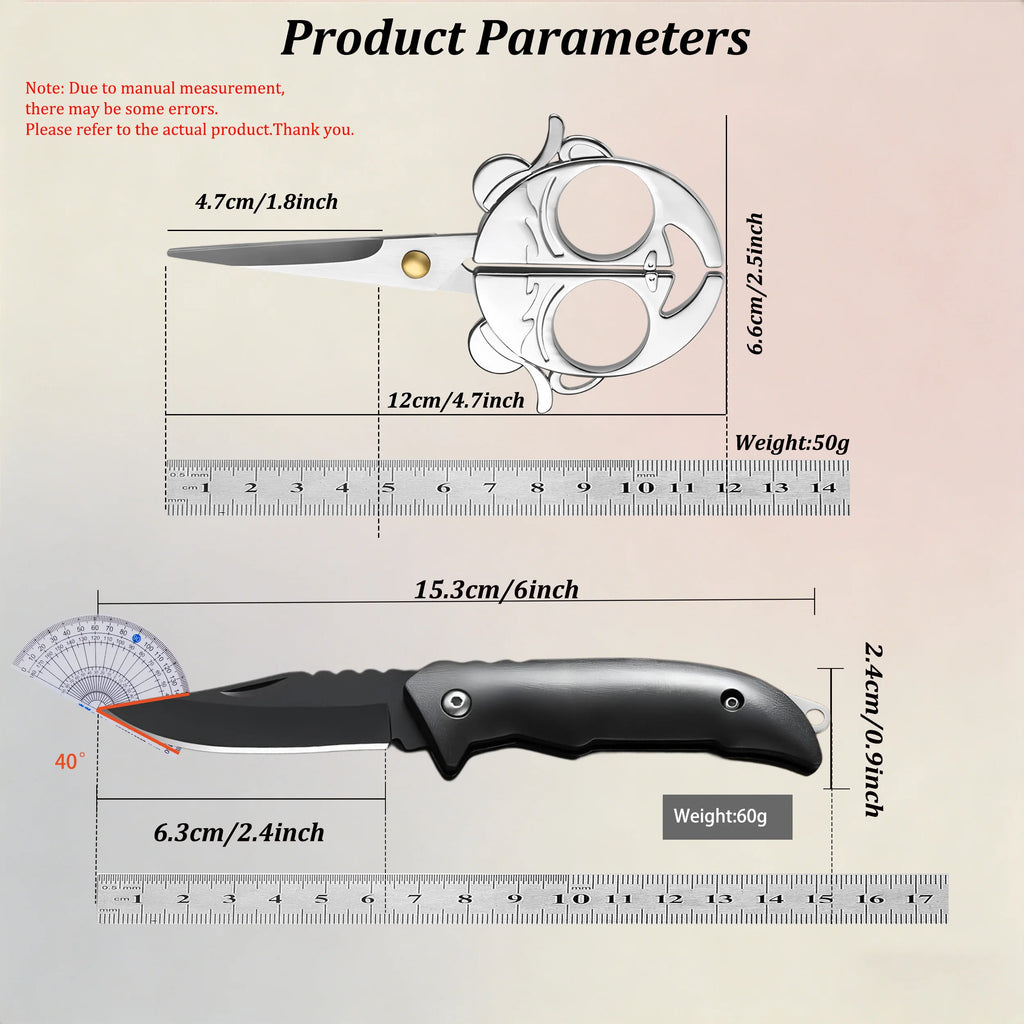 Folding Utility Knife – Sharp Stainless Steel Blade for DIY Folding Utility Knife Axl