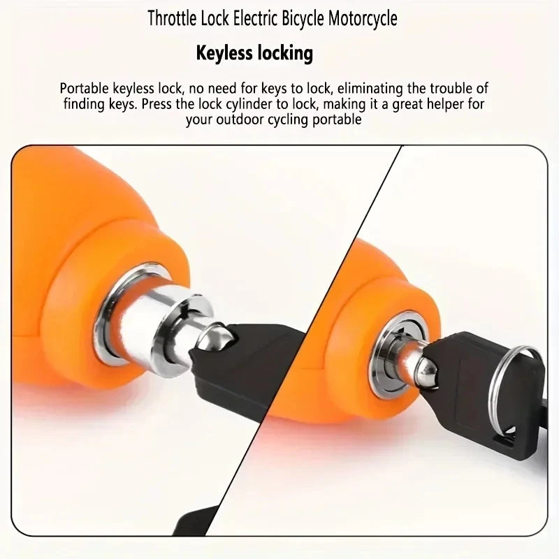Mini Anti-Theft Handlebar Lock – Bike, Scooter & Motorcycle Handlebar Security Lock Axl