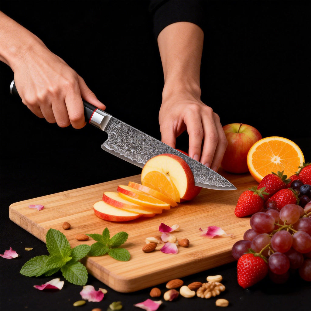 8-Inch Damascus Steel Chef's Knife – 67-Layer High Carbon Blade Damascus Chef Knife Axl