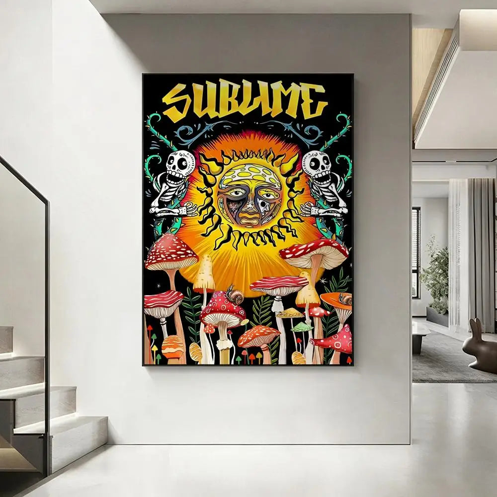 Sublime Band Poster – HD Waterproof Wall Art Print Decor Wall Art Poster Axl