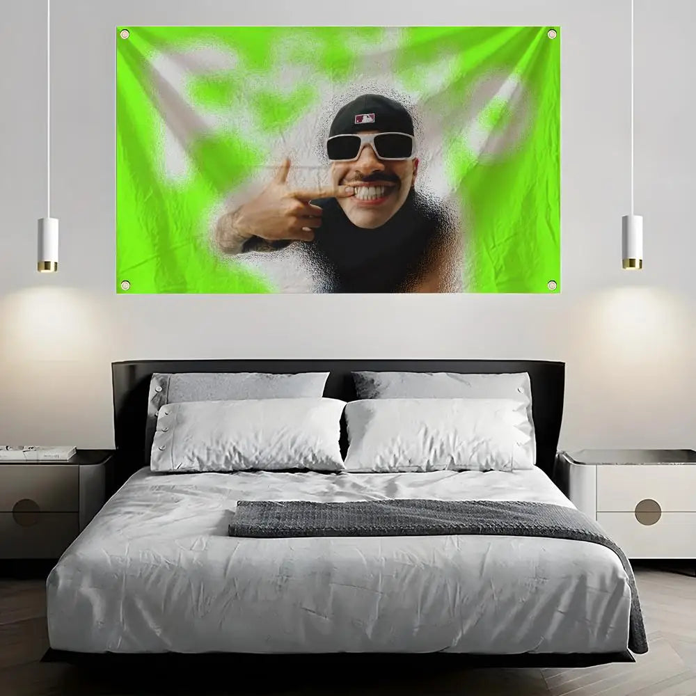 Feid Ferxxo Fan Flag – Wall Art & Concert Banner | 6 Sizes Fan Wall Flag Axl