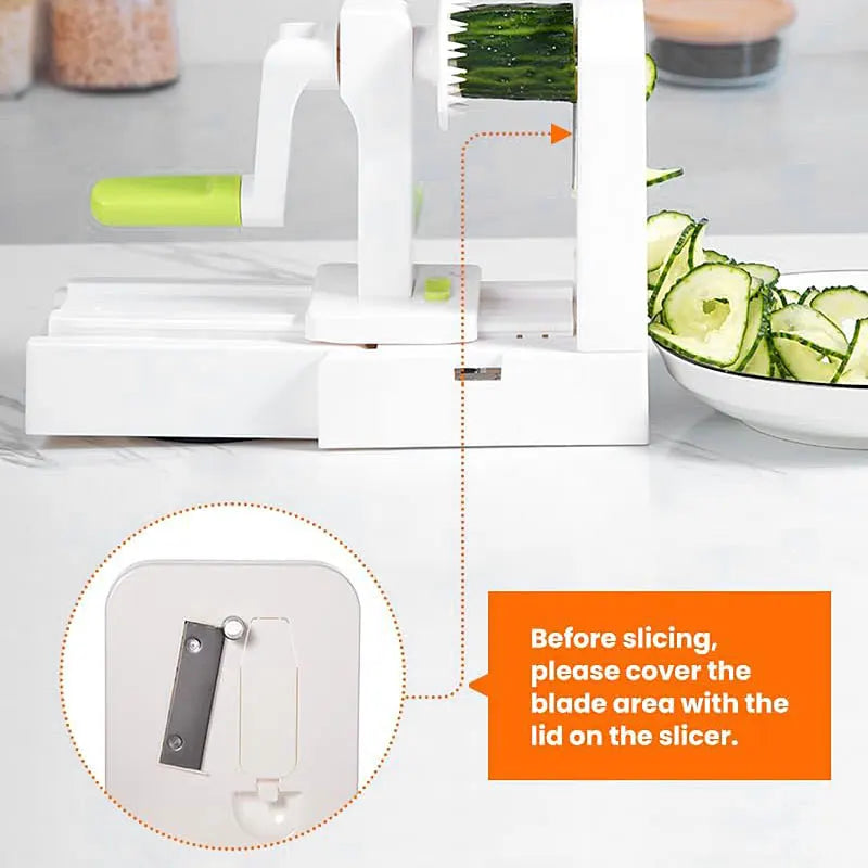 5-Blade Vegetable Spiralizer – Zucchini Noodle & Pasta Maker Vegetable Spiralizer Axl