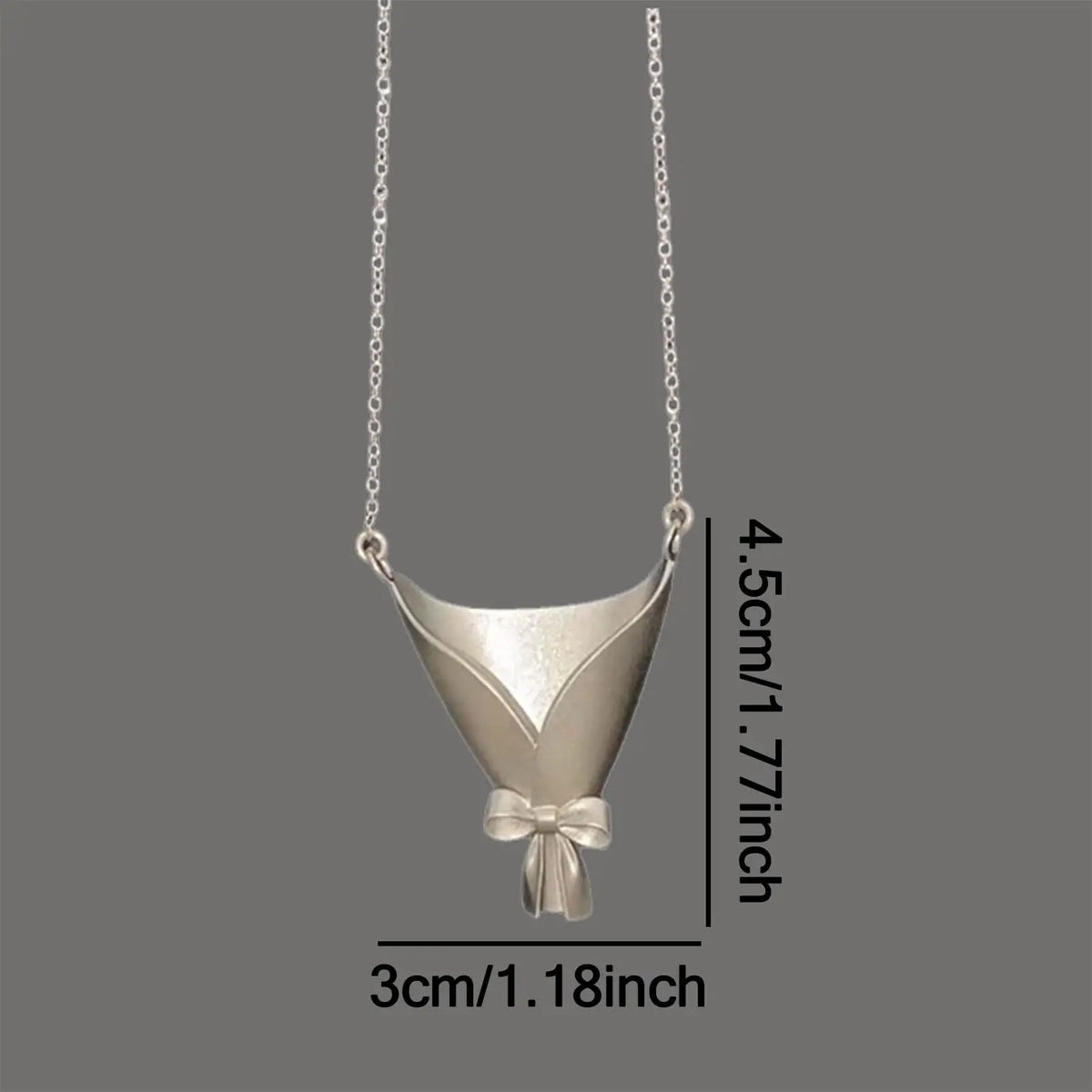 Vase Pendant Necklace – Flower Bouquet Chain for Women Pendant Necklace Axl