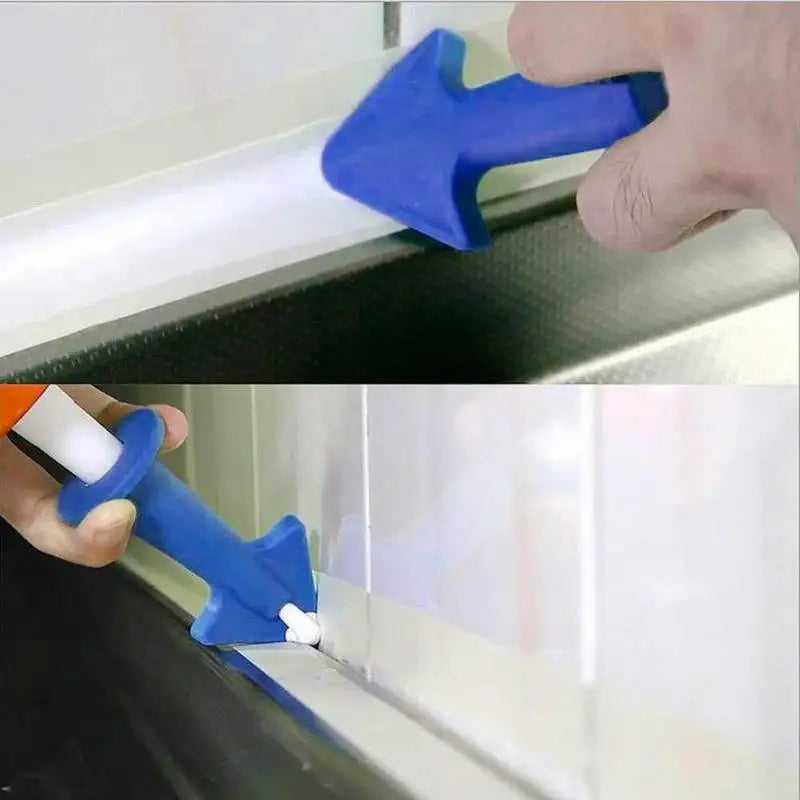 3-Piece Caulking Tool Set – Spatula, Nozzle & Silicone Remover Caulking Tool Set Axl