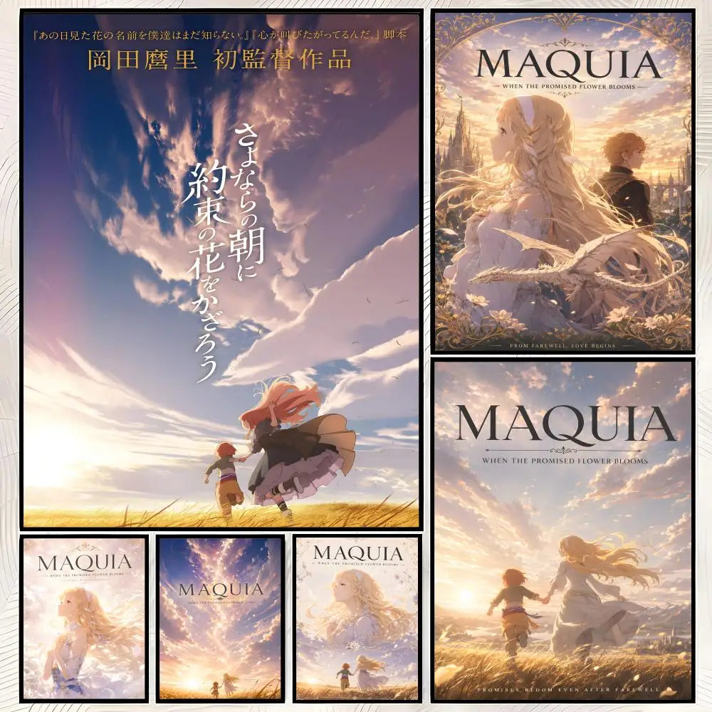 MAQUIA When the Promised Flower Blooms HD PVC Wall Poster Wall Art Poster Axl