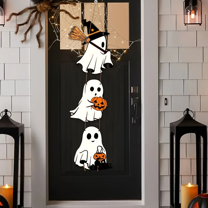 Halloween Pumpkin Ghost Door Hanging Pendant Decoration Halloween Door Hanging Axl