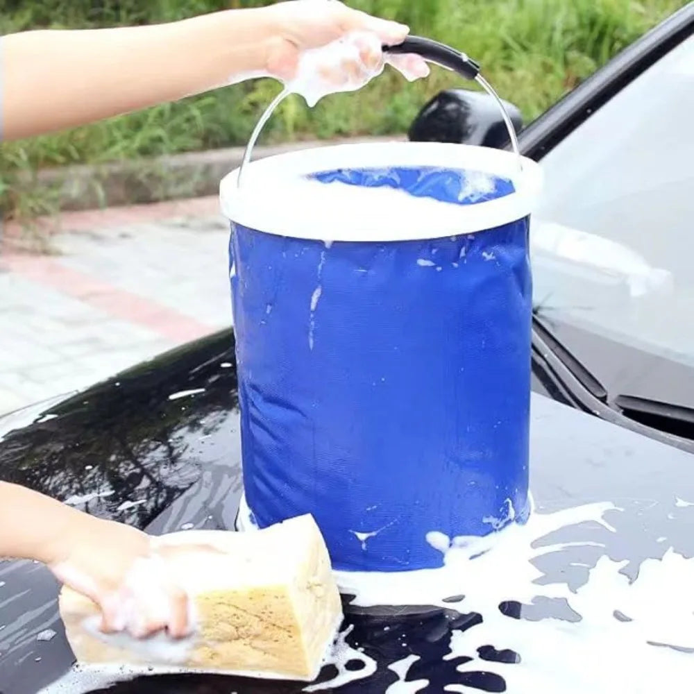 9L Collapsible Oxford Bucket – Car Wash, Camping & Fishing Collapsible Bucket Axl