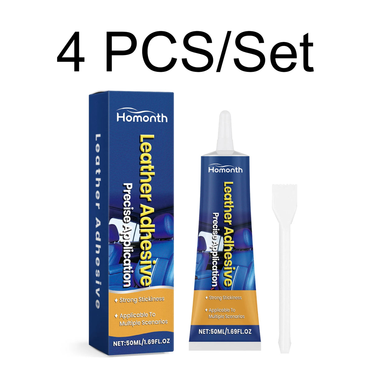 Flexible Leather Repair Glue – Quick-Dry Strong Bond 50ml Leather Repair Adhesive Axl 4 PCS