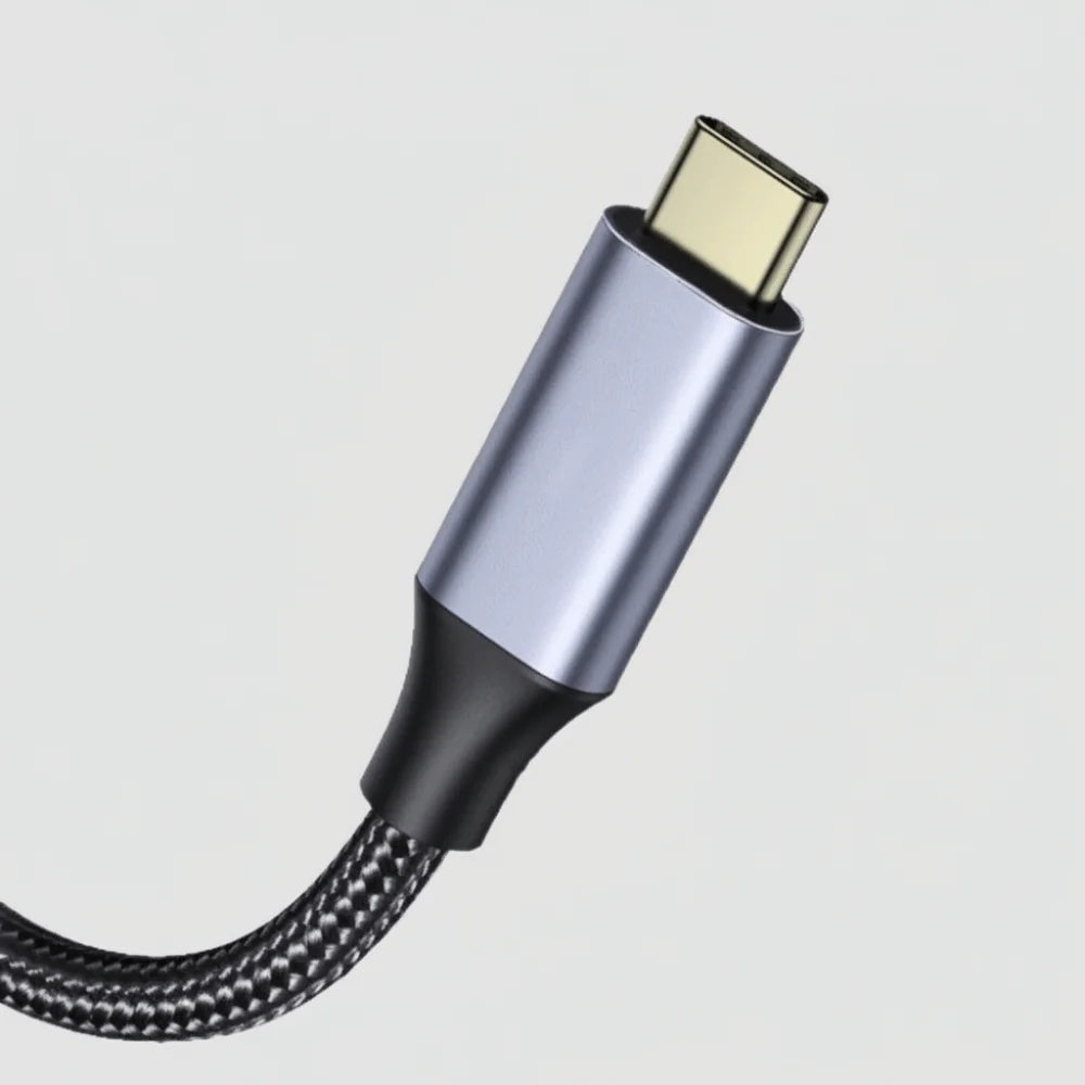 USB-C Extension Cable PD 100W Male to Female Braided 150cm USB-C Extension Cable Axl