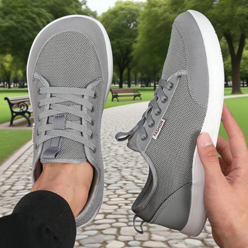 ZULIWAGN Men's Breathable Mesh Walking Shoes | Wide Fit Men's Walking Shoes Axl