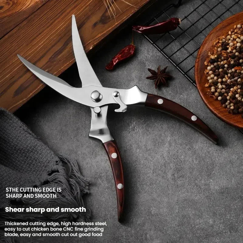 Heavy-Duty Stainless Steel Kitchen Poultry Shears & Scissors Kitchen Poultry Shears Axl