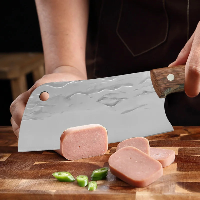 InLeung Forged Stainless Steel Meat Cleaver & Chef Knife Meat Cleaver Knife Axl