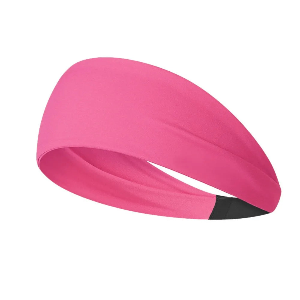 Women's Quick-Dry Moisture-Wicking Workout Headband Stretchy Sports Headband Axl Rose Red