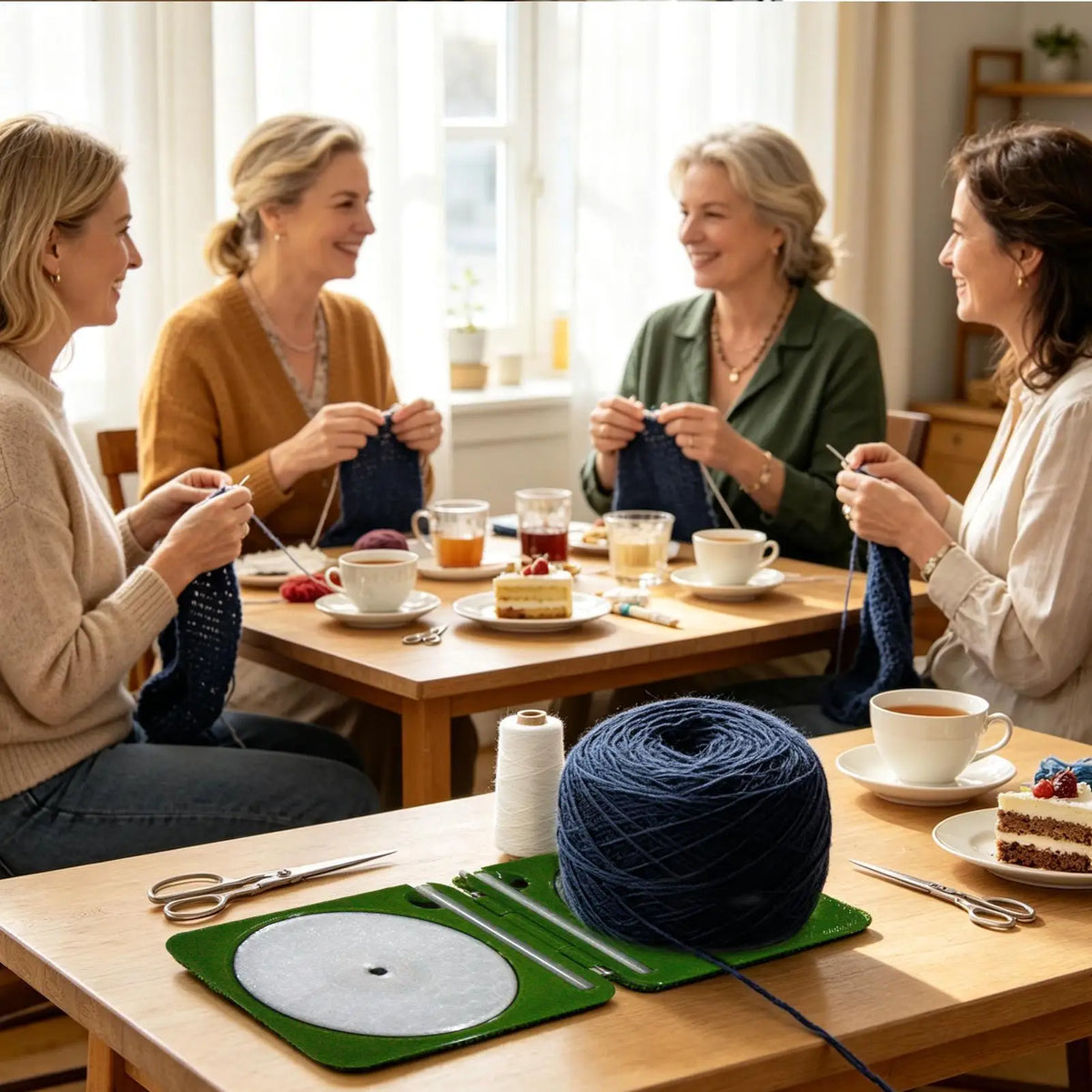 Portable Yarn Holder & Winder for Crochet & Knitting Yarn Holder Organizer Axl