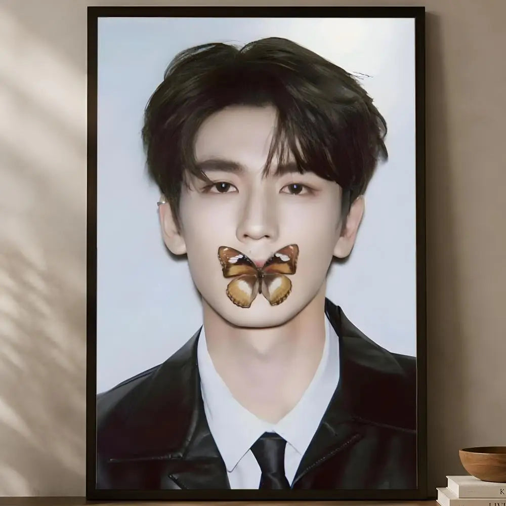 Zhang Linghe HD PVC Self-Stick Wall Art Poster | Home Decor Wall Art Poster Axl White02 60X90cmNoframe