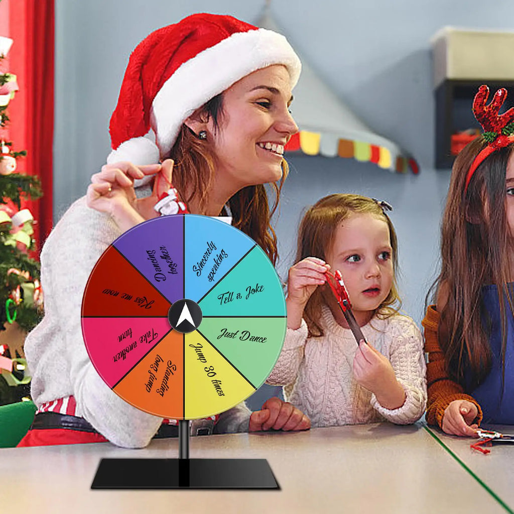 Erasable Acrylic Prize Wheel – Spin Game for Events & Parties Prize Spin Wheel Axl