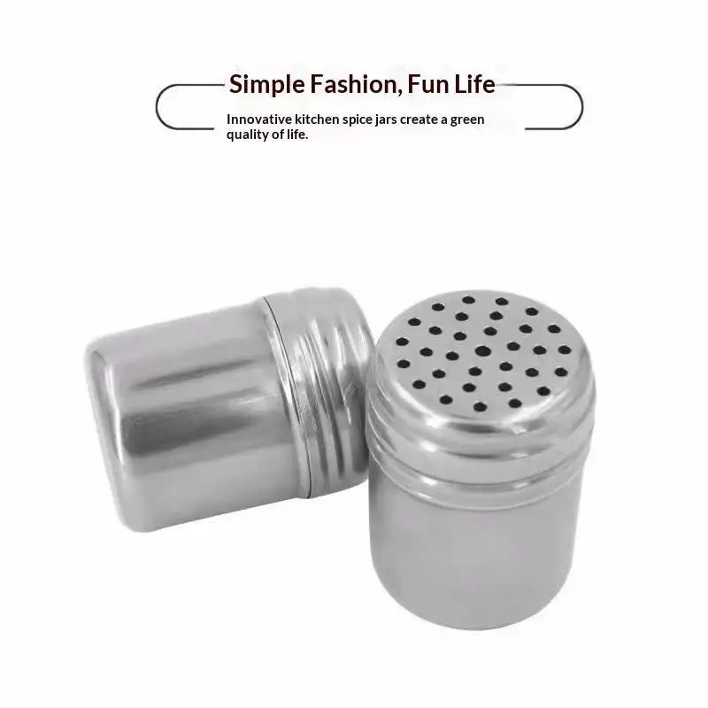 Stainless Steel Spice Shaker – Adjustable Holes & Rustproof Spice Shaker Axl C