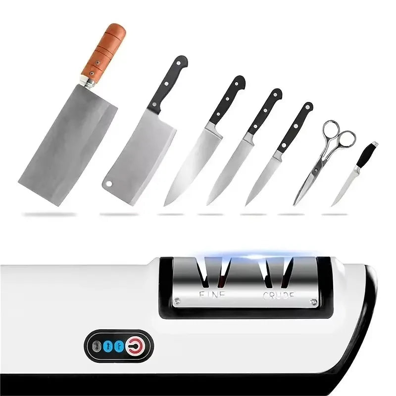 Electric Automatic Knife Sharpener – Fast Kitchen Tool Electric Knife Sharpener Axl