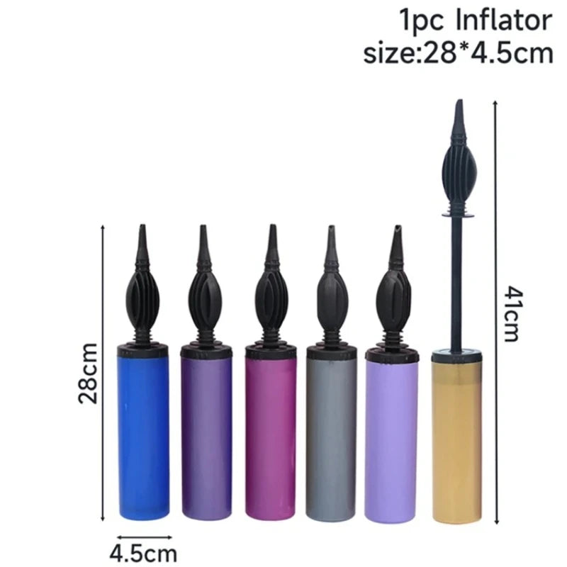 Manual Hand Push Balloon Pump – Party & Event Inflator Balloon Pump Axl