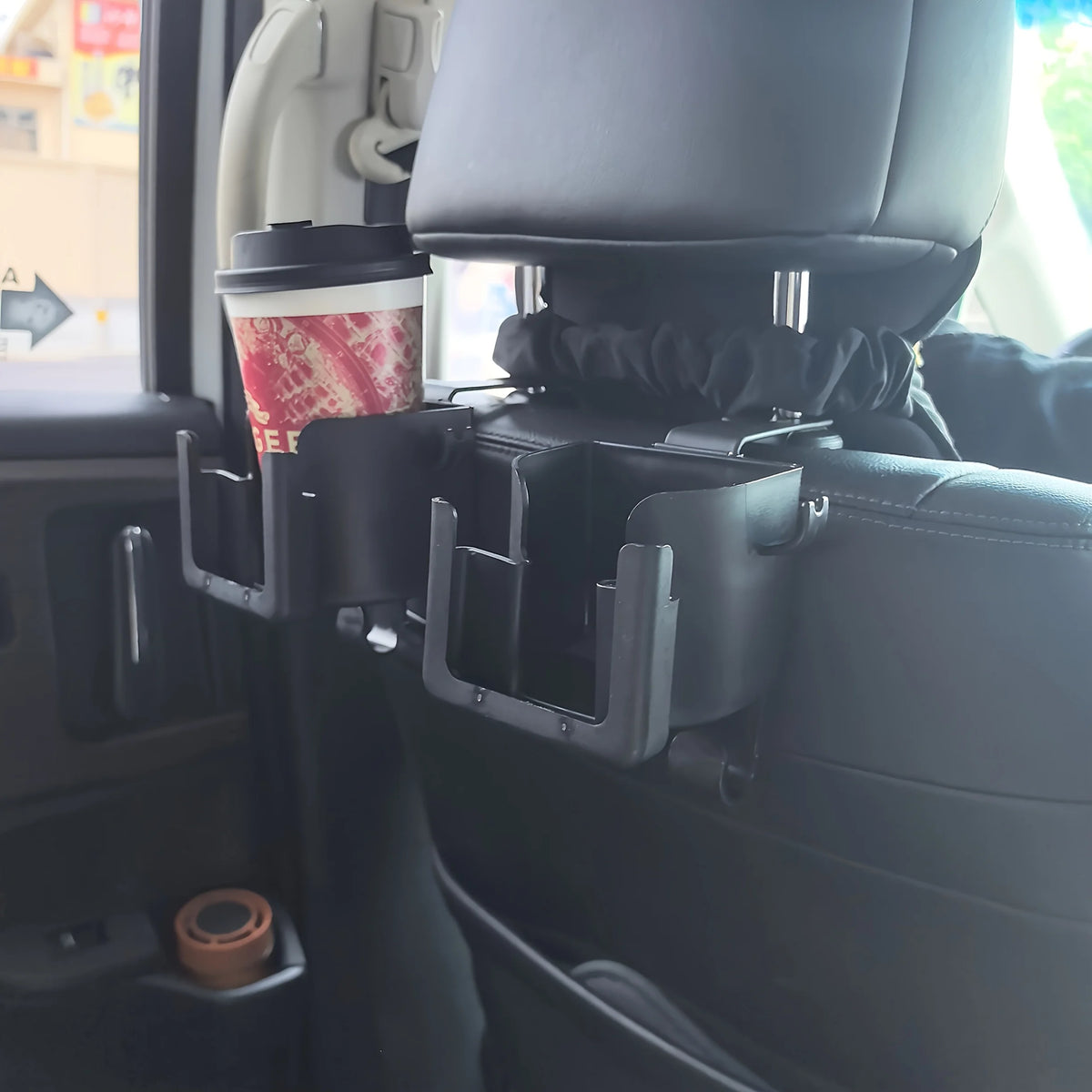 Car Seat Back Organizer – Cup Holder, Phone Mount & Hooks Car Seat Organizer Axl