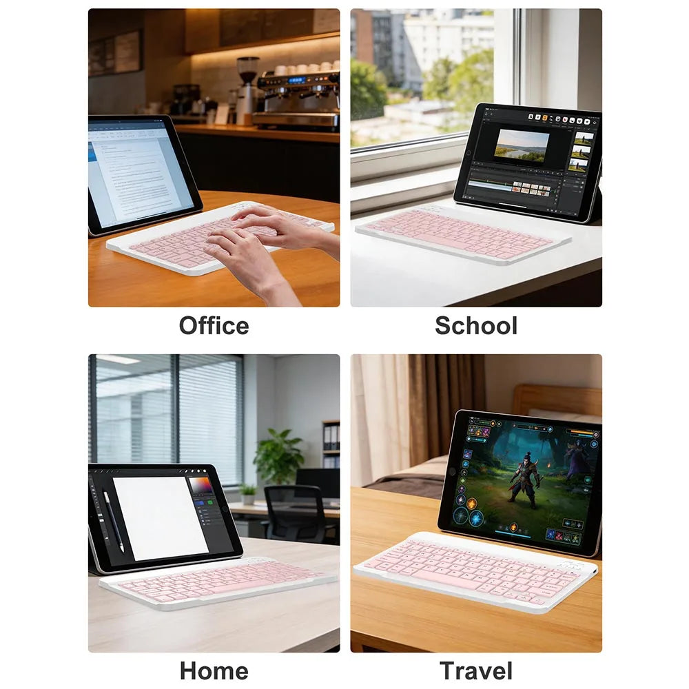 Compact Bluetooth Wireless Keyboard – iOS, Android & Windows Bluetooth Mini Keyboard Axl