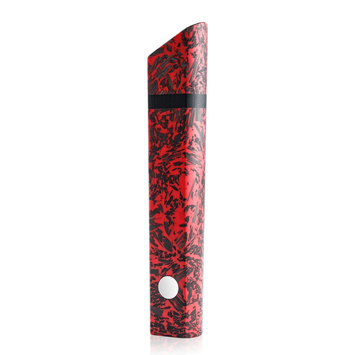 Grandsharp Carbon Fiber Red Resin DIY Knife Handle | Chef & Santoku Knife Handle Axl 139MM