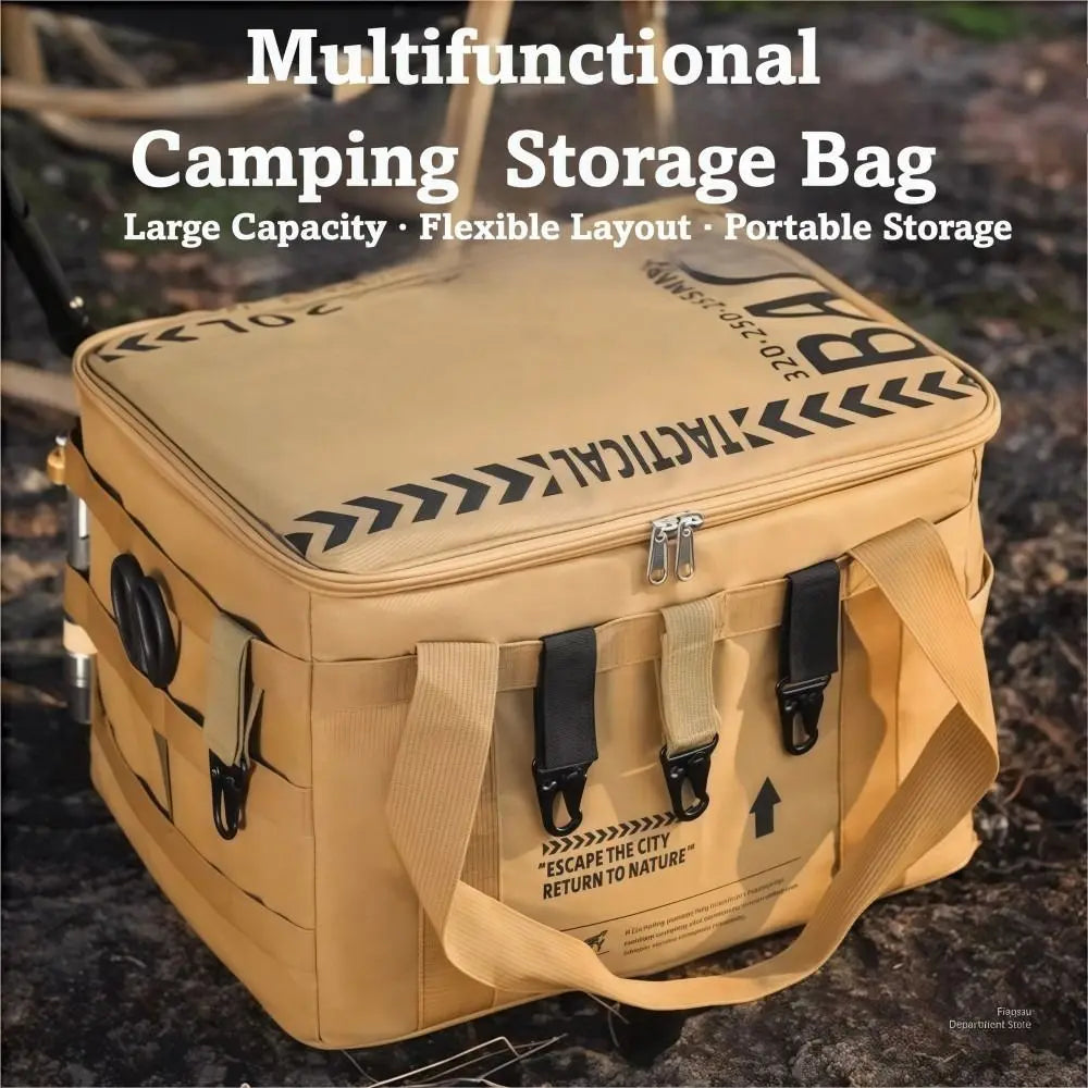 Foldable Camping Storage Bag – Large Waterproof Organizer Camping Storage Bag Axl