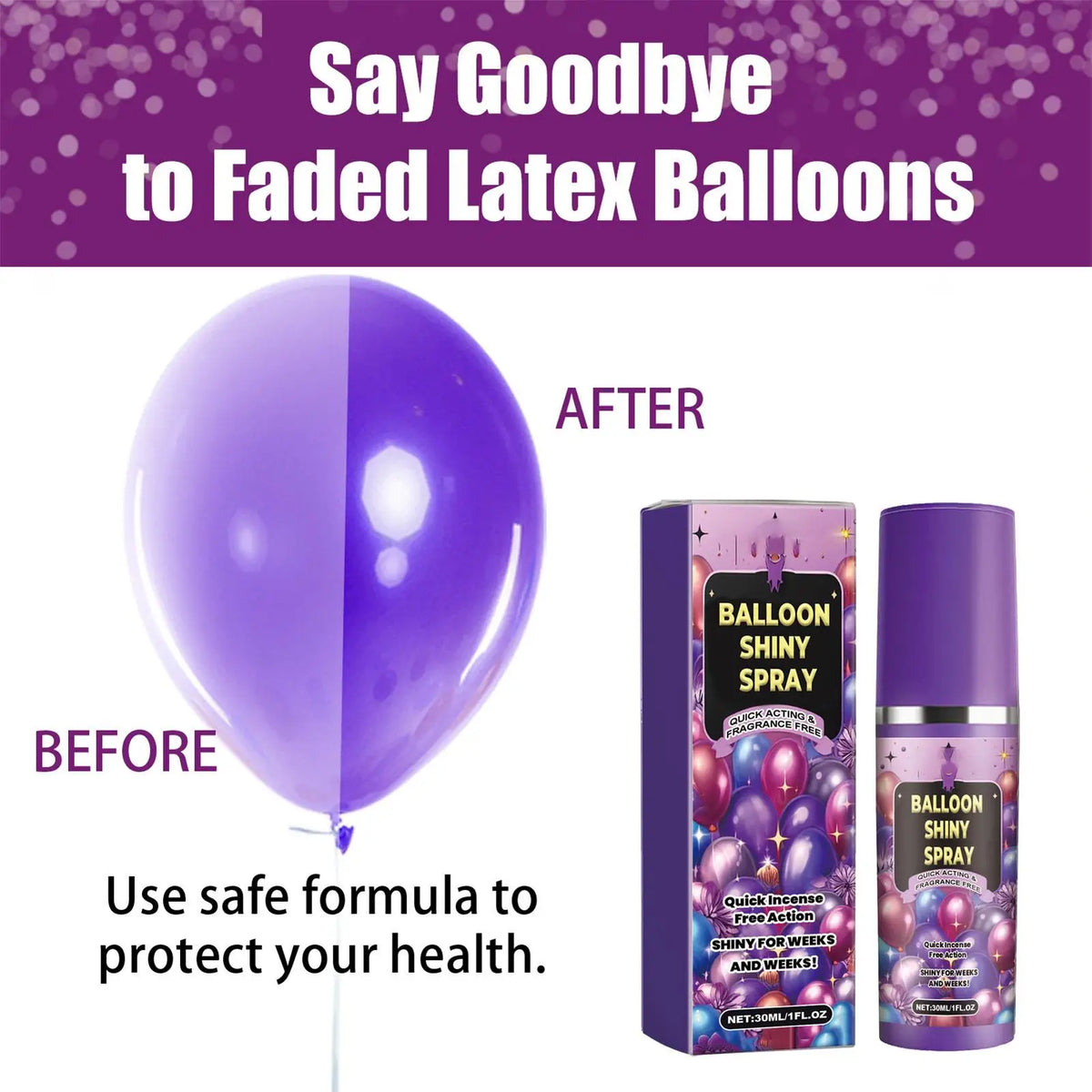 Balloon Gloss Spray – High Shine & Fade-Resistant, 30ml Balloon Gloss Spray Axl