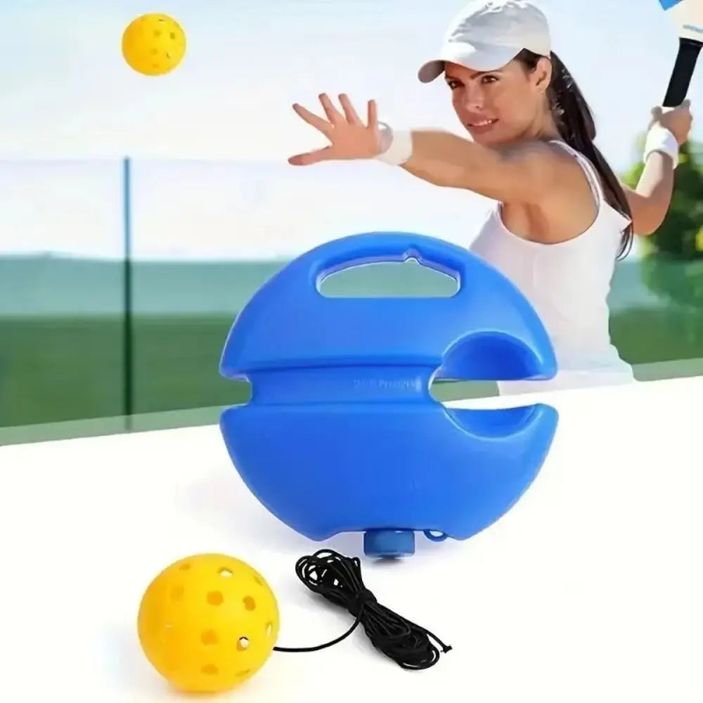 Pickleball Trainer Set – Water-Fillable Base & Elastic Rope Pickleball Trainer Axl