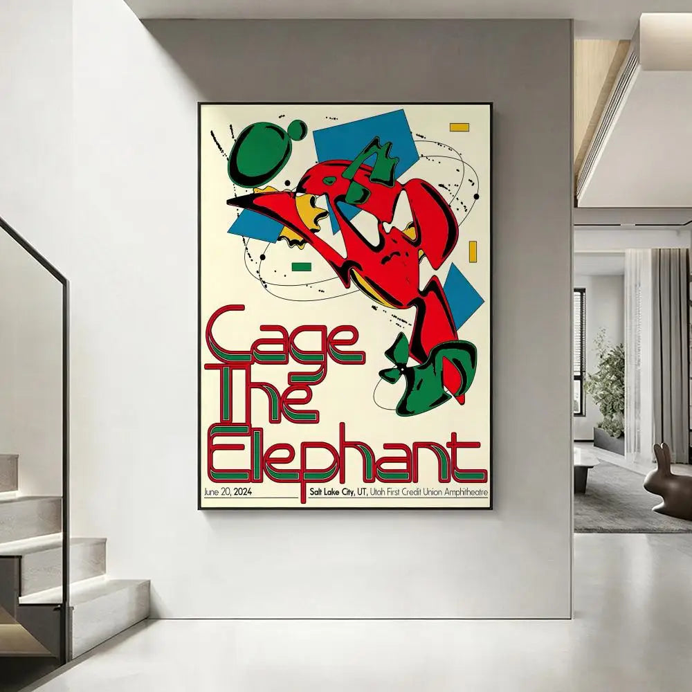 HD Art Wall Poster – Waterproof Sticky Home & Bar Decor Art Wall Poster Axl White14 50X70cmNoframe