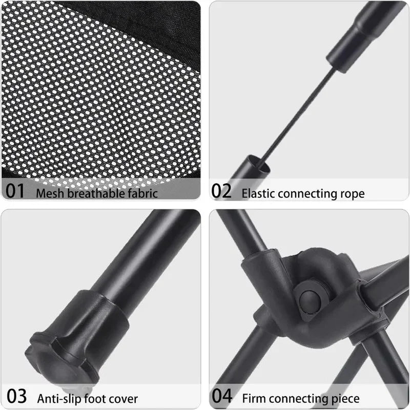 Portable Folding Camping Chair with Carry Bag | Outdoor Seat Folding Camping Chair Axl