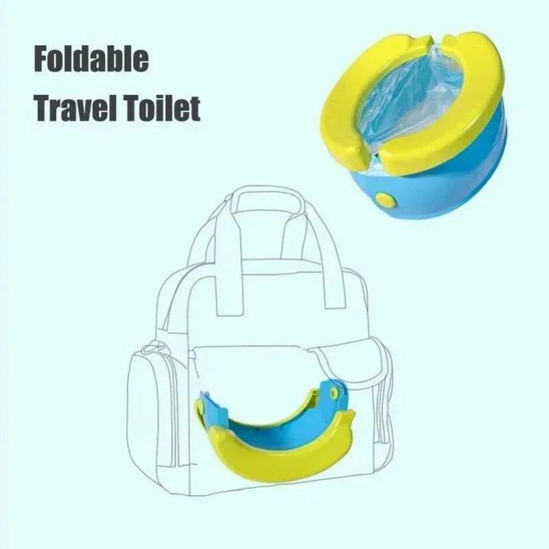 Portable Foldable Baby Potty Training Seat – Travel Toddler Toilet Baby Potty Seat Axl
