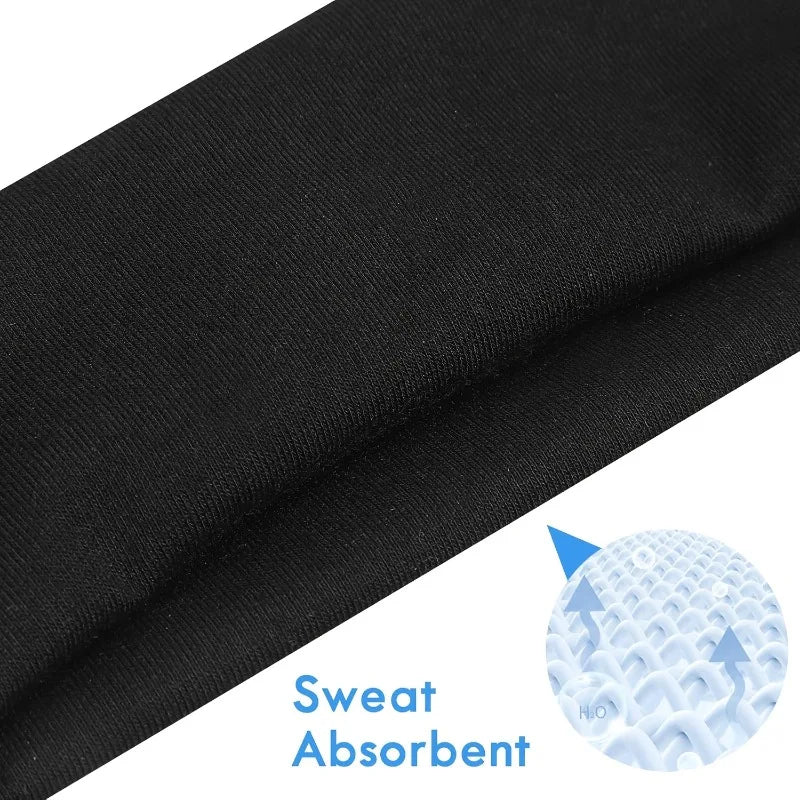 7-Pack Unisex Sports Headbands – Elastic Non-Slip Sweatbands Sports Headbands Axl